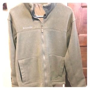 Columbia reversible zip sweater